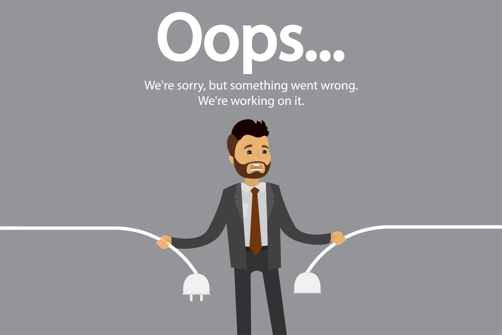 Oops... We're sorry, but something went wrong. We're working on it.